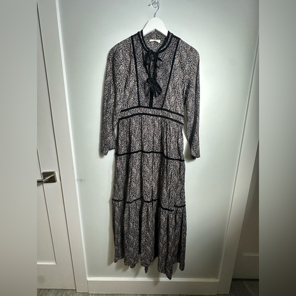 Doen Elix Black Prairie Paisley Dress in Small - Picture 10 of 16